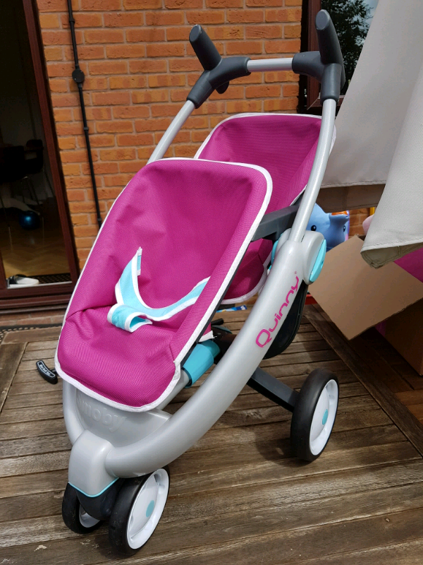 quinny twin dolls pram